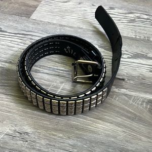 Black studded belt